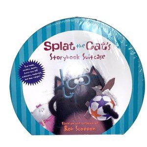 NWT Splat the Cat's Storybook Suitcase Book Learning Set Spring Gift